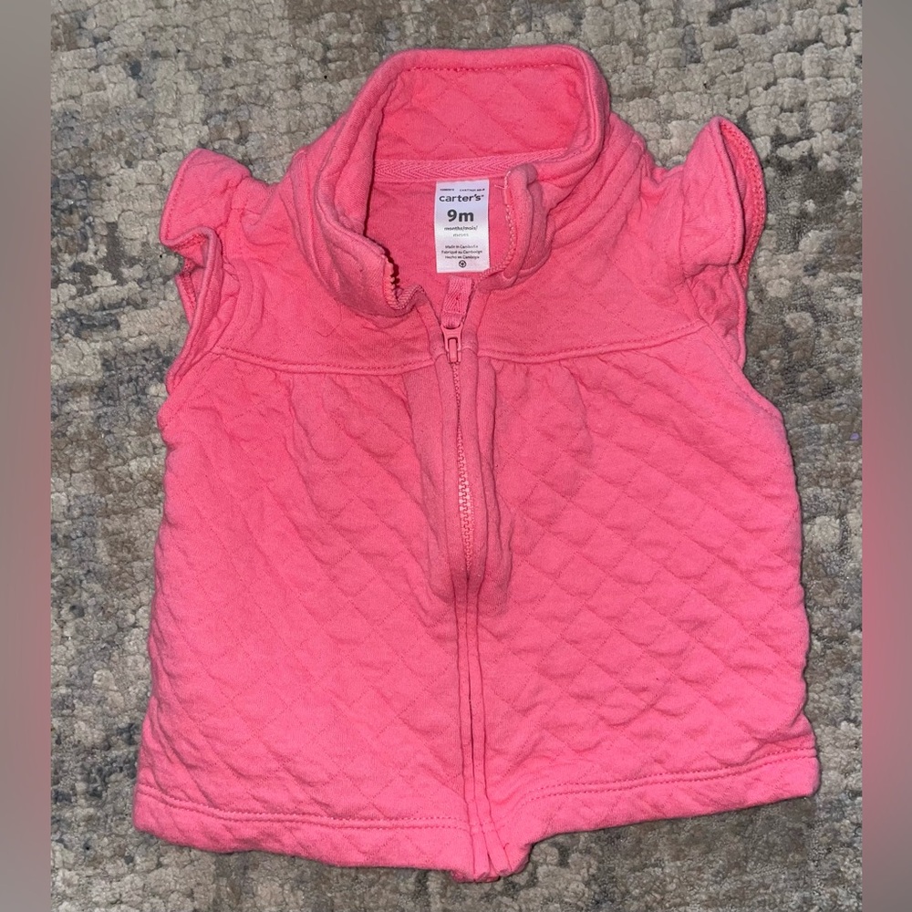 Carters quilted vest size 9 months